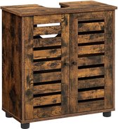 Wastafelonderbouw, verstelbare plank, vintage bruin