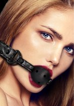 Breathable Luxury Ball Gag - Black - Bondage Toys