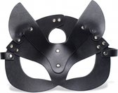 Naughty Kitty Cat Mask - Black - Masks