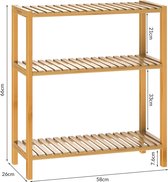 Casa Kast met 3 planken - 66x58x26 cm