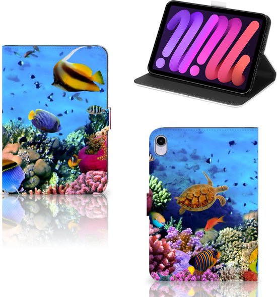 Stand Case iPad Mini 6 (2021) Couverture avec Stand Pêche