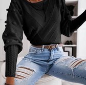 Mana'Olana - Truien - Sweater Lena - Zwart - One Size