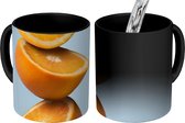 Magische Mok - Foto op Warmte Mok - Fruit - Oranje - Sinaasappel - 350 ML
