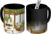 Magische Mok - Foto op Warmte Mok - Planten in glazen overkapping - 350 ML