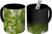 Magische Mok - Foto op Warmte Mok - Vroege dauw op het gras in Duitsland - 350 ML