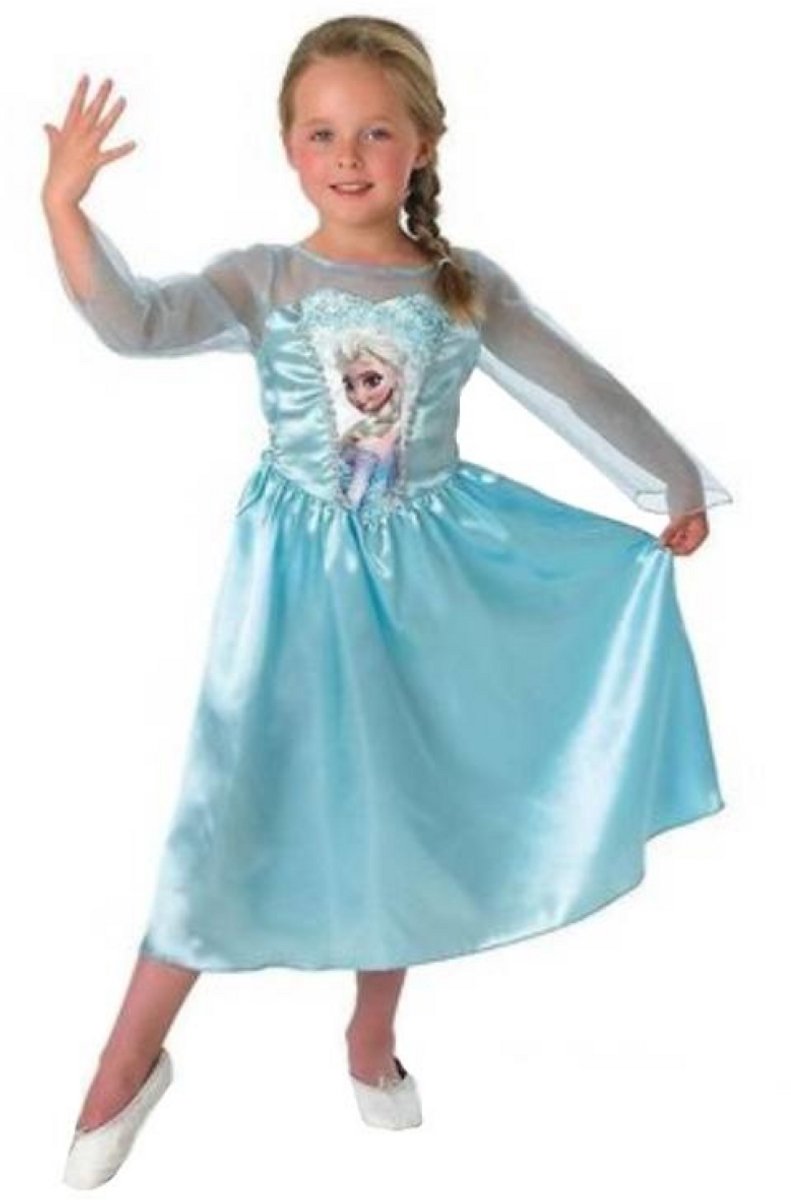 Elsa Jurkje Maat 122 / 128 - Disney Frozen kinderkostuum — afbeelding 5