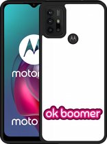 Motorola Moto G10 Hardcase hoesje OK Boomer - Designed by Cazy