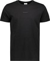 Purewhite -  Heren Slim Fit    T-shirt  - Zwart - Maat S