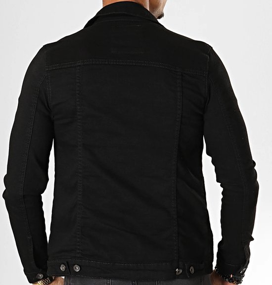 Jack & Jones JJIJEAN JACKET - Spijkerjas - black denim/zwart denim/blackdenim