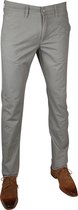 MAC - Chino Lennox Dessin Tin Grey - Modern-fit - Chino Heren maat W 38 - L 30