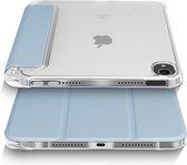 Mobiq - Clear Back Folio Case geschikt voor iPad Mini 6 (2021) - lichtblauw