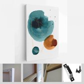 Set van 3 creatieve minimalistische handgeschilderde illustraties voor wanddecoratie, ansichtkaart of brochureontwerp - Modern Art Canvas - Verticaal - 1820687585