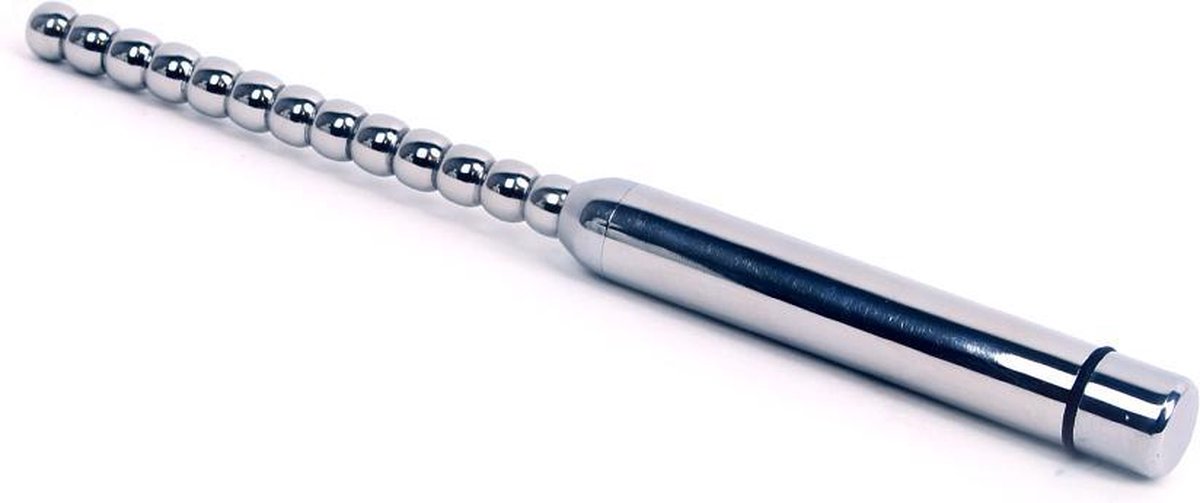 Goedkoopste Vibrerende RVS plasbuis plug / sound / dilator met balletjes