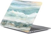 Macbook Air Hoes - Macbook Air case / Macbook Air hoes hardcover 2020 A2179 - A2337 M1 - Marmer Golven - Ntech