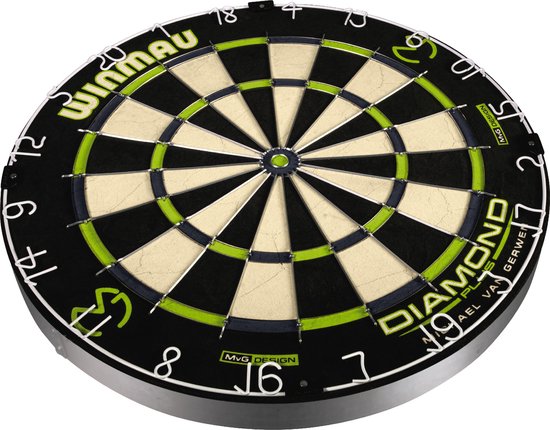 WINMAU - Michael van Gerwen MvG Diamond Professioneel Dartbord van Winmau — afbeelding 3