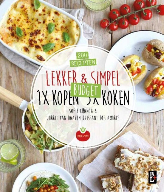 Boek cover Lekker & Simpel. 1x kopen 5x koken van Sofie Chanou