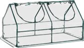 Outsunny Kas met raam PVC kas tomatenkas transparant koude kas transparant 845-368-1
