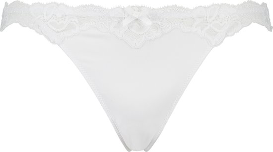 Hunkemöller String Onderbroek Secrets lace - wit - Maat XL