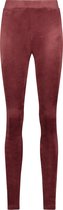 Hunkemöller Dames Nachtmode Velour leggings  - Bruin - maat L