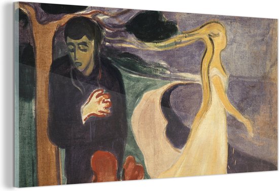 Peinture sur Verre - Séparation - Edvard Munch - 120x60 cm - Peintures sur  Verre... | bol.com