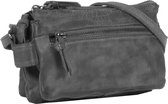 Justified Bags® Roma - Small - Top Zip - Grijs - 24x3x17cm