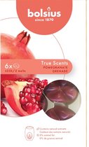 48 stuks Bolsius wax melts granaatappel - pomegranate geur (25 uur)