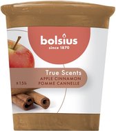 24 stuks Bolsius votive appel kaneel - apple cinnamon geurkaarsen 53/45 (15 uur)