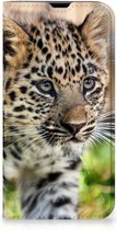 Beschermhoesje met foto Geschikt voor iPhone 13 Pro Smart CoverCase Baby Luipaard