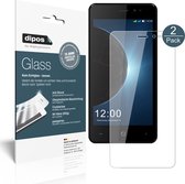 dipos I 2x Pantserfolie helder compatibel met Leagoo Z6 Beschermfolie 9H screen-protector