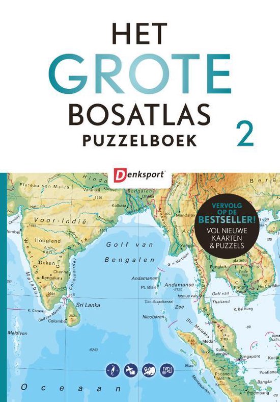 Boek cover Het Grote Bosatlas Puzzelboek II van Peter Vroege (Paperback)
