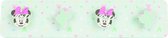 wandkapstok Minnie Mouse meisjes 40 cm hout mintgroen