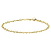 ZilGold Collier 5000175 Geelgoud Koord 2,2 mm 45 cm