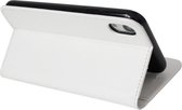 Tikawi White Flap Case Iphone XR Wallet case [Hoge bescherming] [Anti-kras] [Dun en licht] [Anti-vingerafdruk]