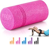 FFEXS Foam Roller Therapie & Massage voor rug benen kuiten billen dijen Perfecte zelfmassage voor sport fitness [Hard] 30 CM Rose