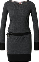 Ragwear jurk alexa Zwart Gemêleerd-L (40)
