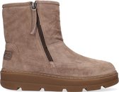 Unisa Fraco Enkelboots -  Enkellaarsjes - Dames - Taupe - Maat 38