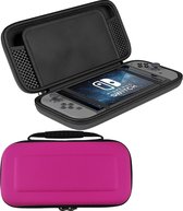 Geschikt Voor Nintendo Switch OLED Case Hoes - Bescherm Hoes Voor Nintendo Switch OLED Hoesje Hard Cover - Roze
