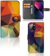 Leuk Hoesje Geschikt voor 13 Smartphone Cover Polygon Color