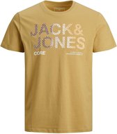 Jack & Jones T-shirt Jcopoky Tee Ss Crew Neck 12193005 Honey Mustard/reg Mannen Maat - XL