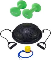 Tunturi - Fitness Set - Balanstrainer - Balance Trainer & 2 x 4 kg Gewichten