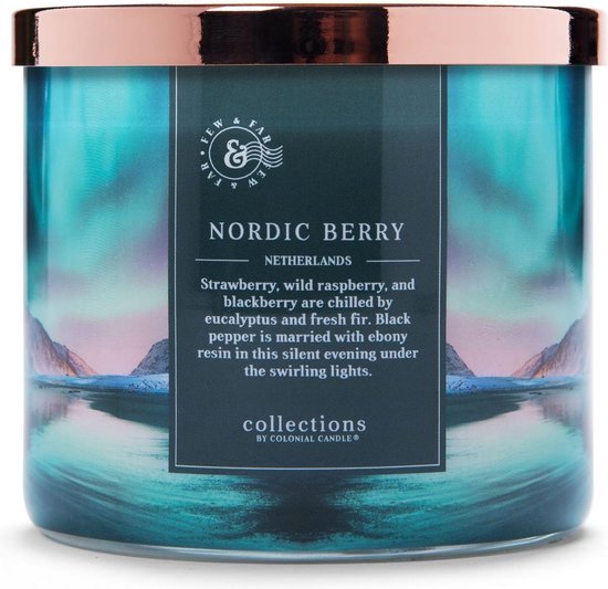 Colonial Candle – Travel Collection Nordic Berry - 411 gram
