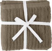EM Kitchen Set Taupe - 12 Vaatdoeken 30x30cm