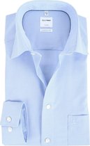 OLYMP Luxor Comfort Fit Shirt Blauw Ruit - maat 45