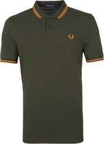 Fred Perry Polo M3600 M85 Donkergroen - maat S