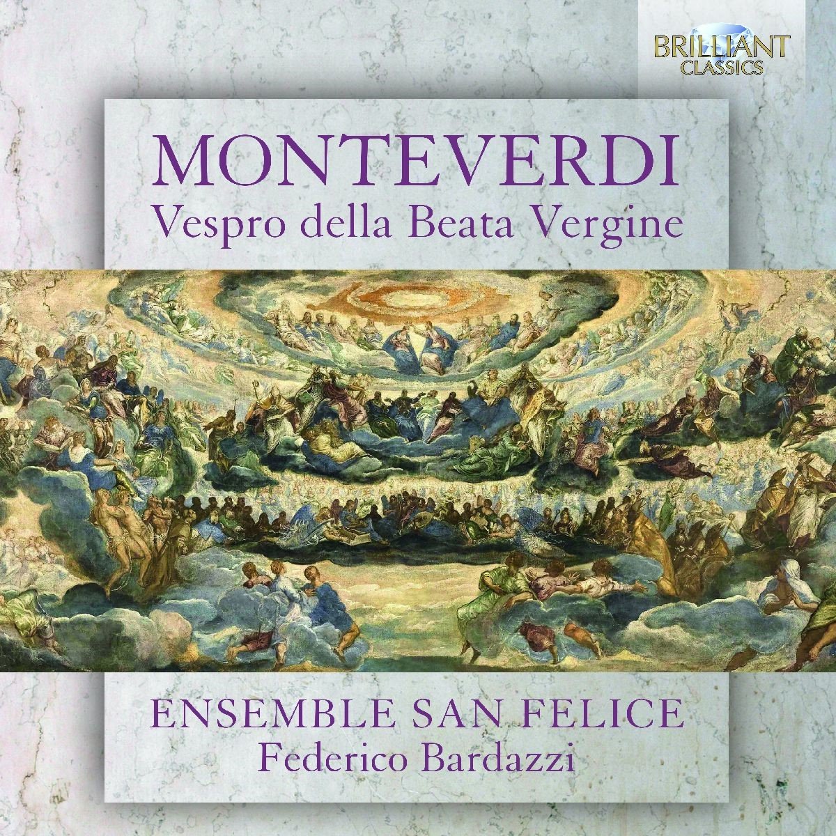 Ensemble San Felice & Federico Bardazzi - Monteverdi: Vespro Della Beata Vergine (CD)