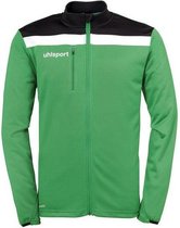 Uhlsport Offence 23 Poly Jacket Kind Groen-Zwart-Wit Maat 116