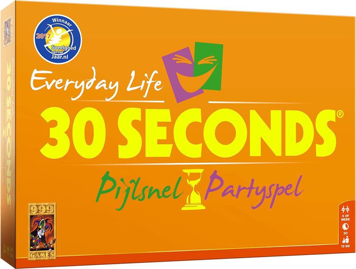 maniac Installatie Port 30 Seconds ® Everyday Life Bordspel | Games | bol.com