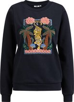 WE Fashion Dames sweater met embroidery