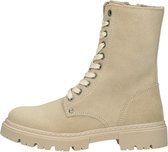 SUB55 Veterschoen hoog Veterschoen hoog - beige - Maat 34