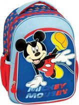rugzak Mickey Mouse 35 liter 43 cm polyester blauw/rood